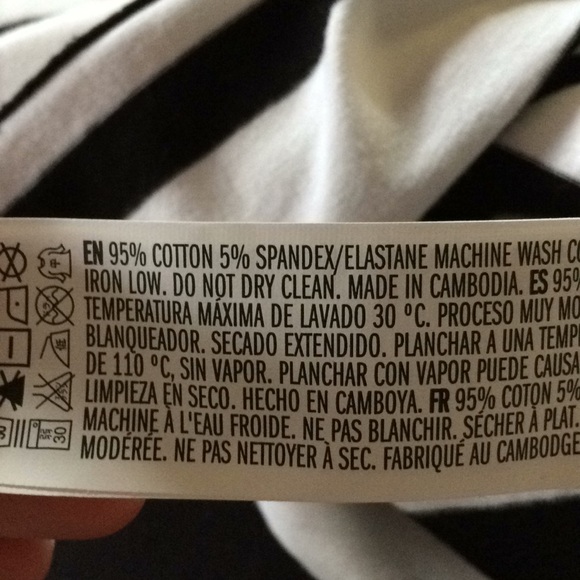 Striped top black and white - Picture 4 of 4